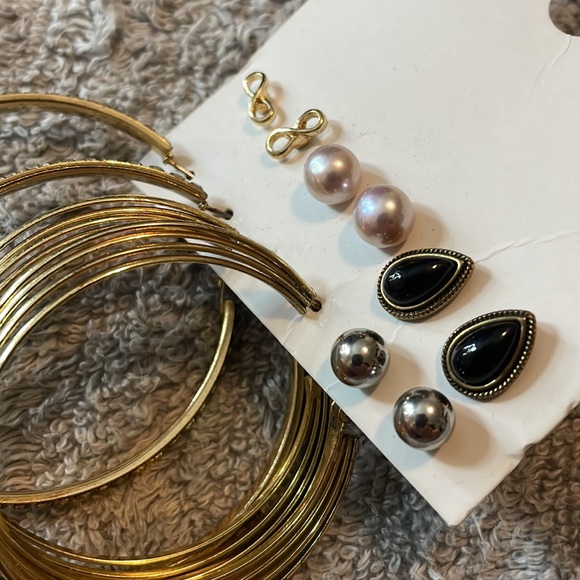 Earring pack of 6 - Picture 4 of 4